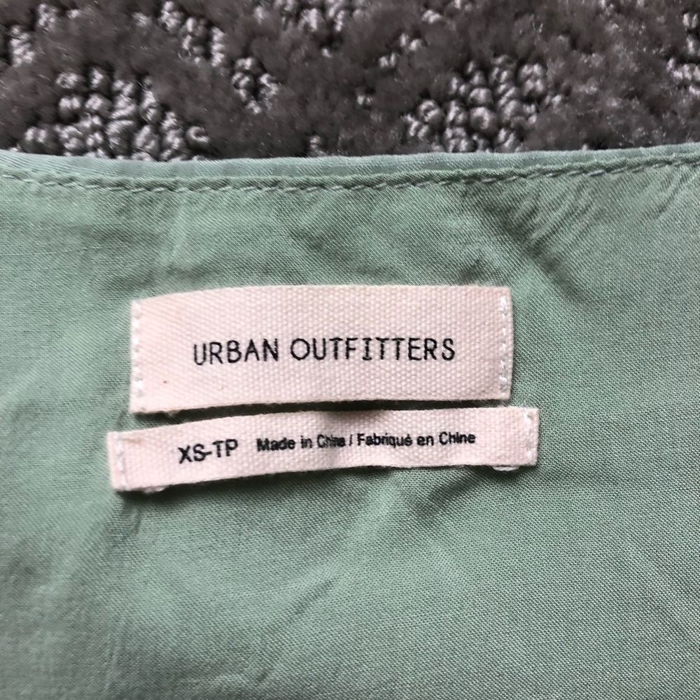 SOLD URBAN OUTFITTERS Mint Gingham Romper - Picture 4 of 4